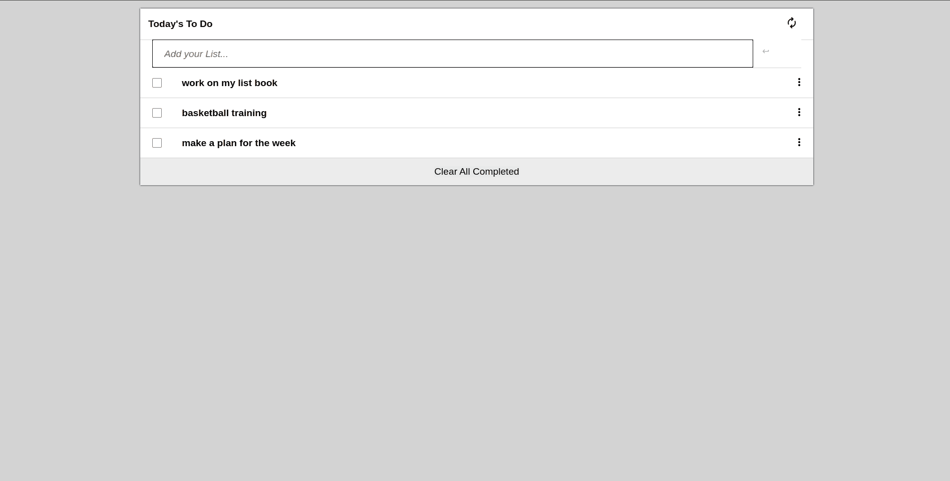 JS TodoList